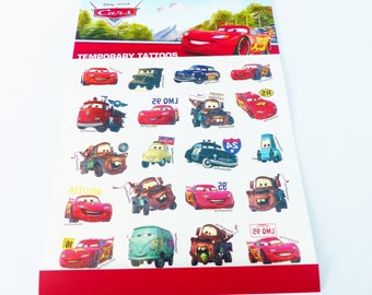 disney cars temporary tattoos