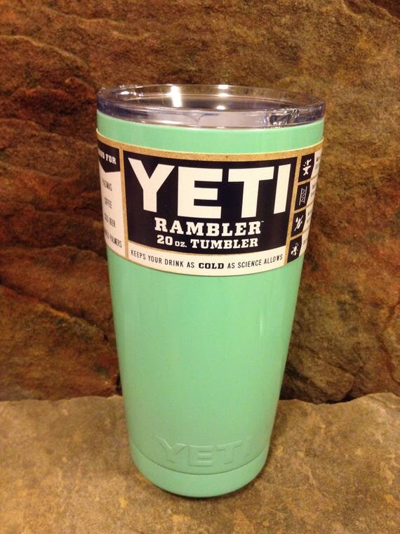 YETI 20oz Mint Green Powder Coated Tumbler