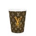 Louis Vuitton Inspired Custom Plates Cups.