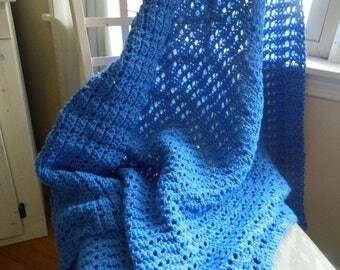 Crochet Lap Throw Blanket