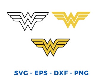 Wonder Woman Svg,Dxf,Eps,Png, Super Heroes SVG Files, Super Hero Cricut Cut File, Wonder Woman SVG Files, Wonder Woman, Instant Download