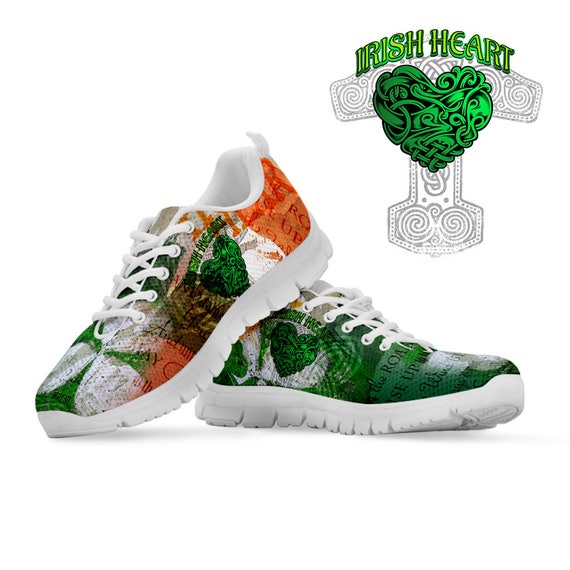 Irish Heart Blessing Custom Running Shoes/Sneakers/Trainers