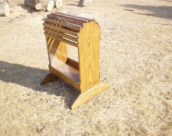 Plans on how to make a wooden saddle rack Bigboy