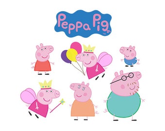 Download Peppa pig svg | Etsy