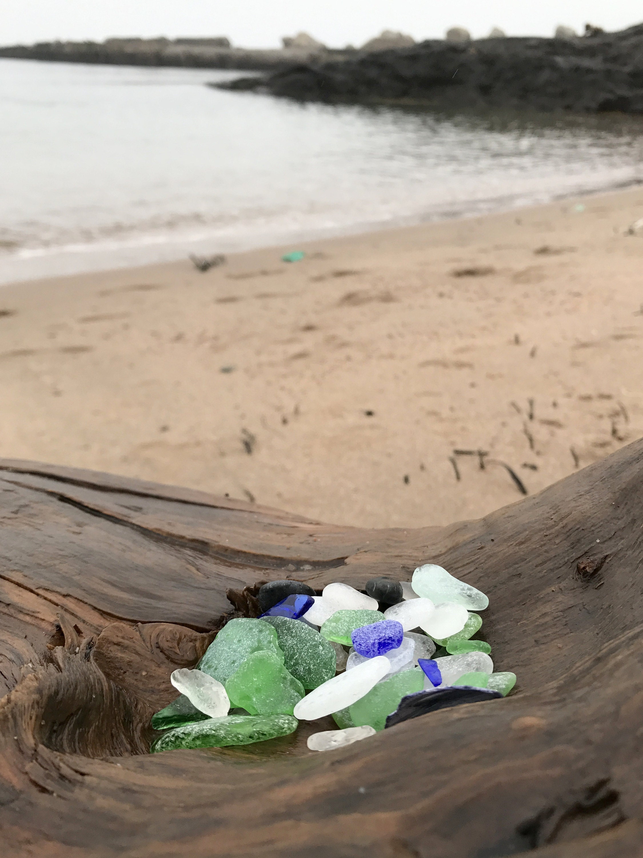 sea glass collecting nova scotia canada