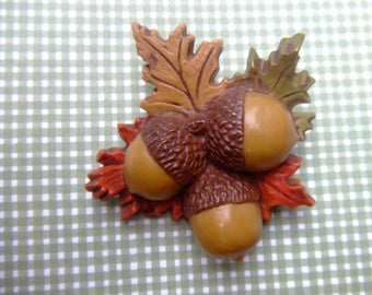 Vintage Acron brooch pin, hallmark vintage brooch