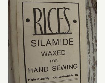 ONSALE Antique High Quality Waxed Thread for Hand Sewing and Doll Hair unused NIP 675 Yards