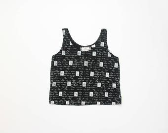 Novelty Print 90s Girl Power 80s Cartoon 1980s Illustration 1990s Athleisure Work Out Crop Top T-Shirt Slouchy Tee Cropped Midriff Shirt