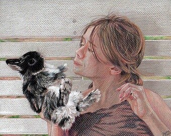 Custom Portrait- 2 Subjects- Detailed- Realistic Painting|Drawing- From Your Favorite Photo