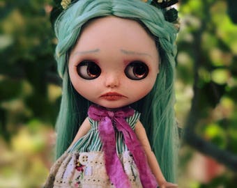 Lola Blackbird-OOAK Blythe Doll