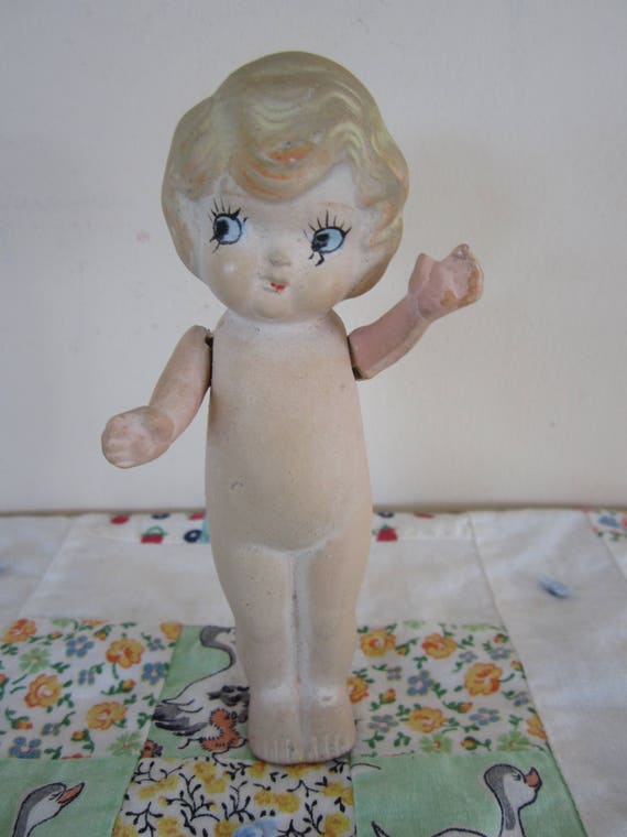 Antique Kewpie Doll Made In Occupied Japan Bisque Doll With