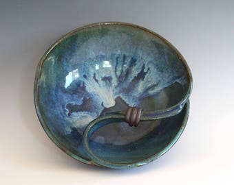 Modern Hostess Bowl, ceramics and pottery, handmade ceramic dish, ceramic bowl, ceramics by Kazem Arshi