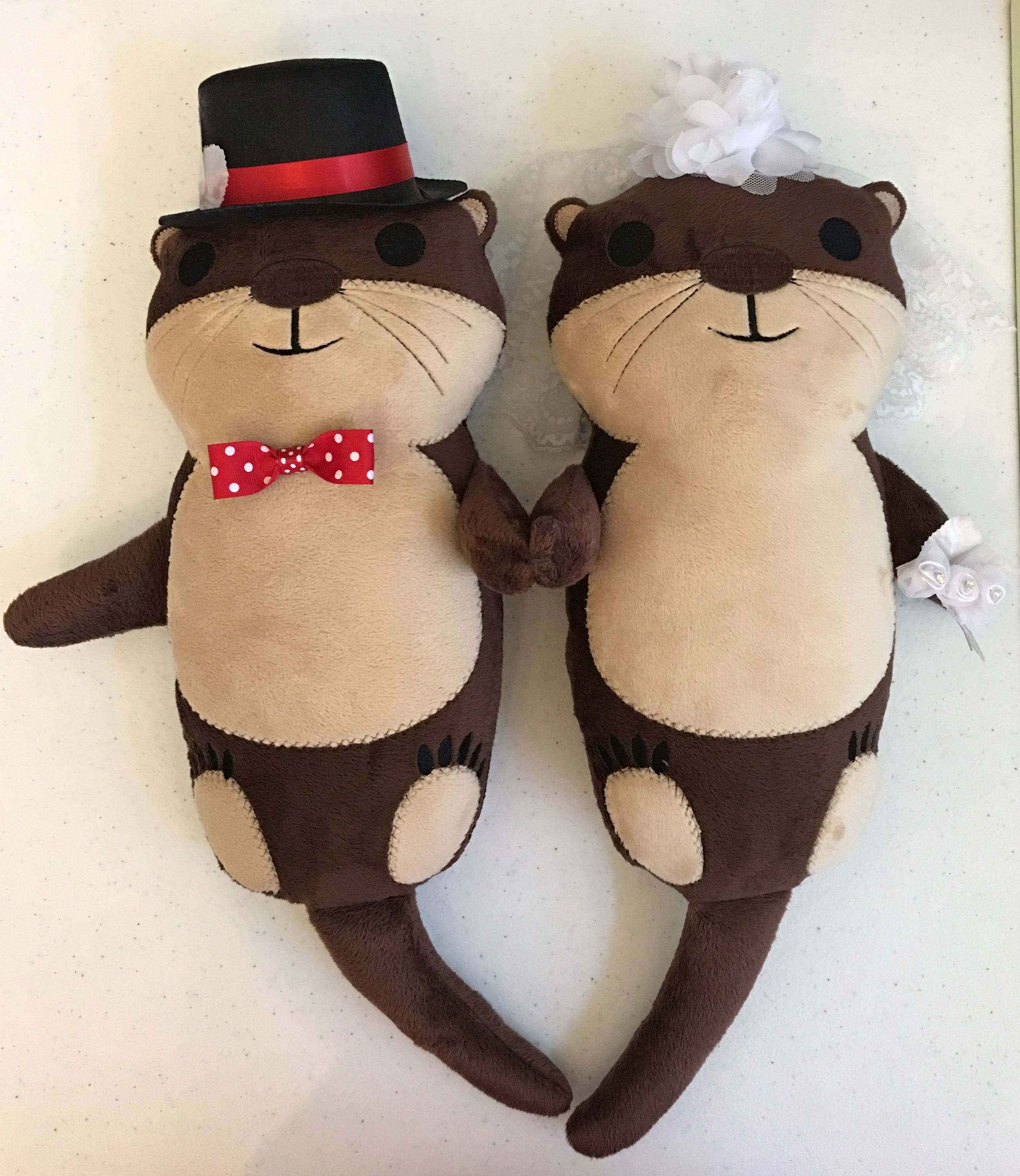 valentine's day stuffed otter