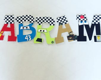 disney cars letters etsy