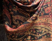 Nemesis Vintage Paisley Brocade Pashmina Scarf Wrap shawl