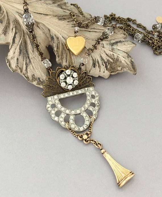 RESERVED / LAYAWAY For JANE Repurposed Jewelry Necklace