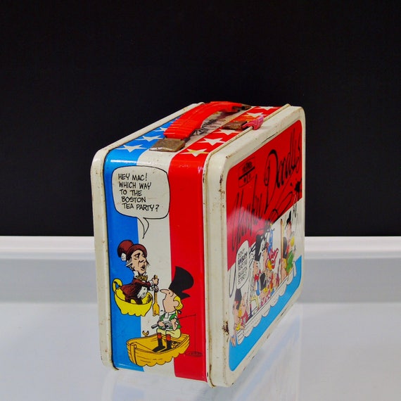 Uncle Sam Lunch Box Complete with King Seeley Thermos 1970s