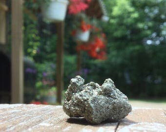 Pyrite Chunk - Raw Pyrite Cluster, Natural Nugget, Fool's Gold Crystal