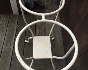 Vintage medical basin stand