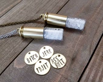 Supernatural - supernatural necklace - supernatural jewelry - supernatural gift set - supernatural charms - supernatural salt necklace
