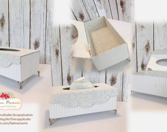 Tissue Box Cover, Tissue Box Holder, Decorative Tissue Box Cover, Fabric Cover Box, Fabric Tissue Box Cover, Tissue Holder, Tissue Cover