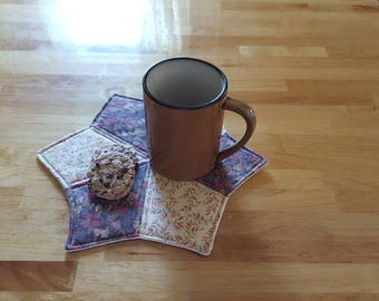 Quilted Table Topper, Candle Mat, Mug Rug, Fall Decor, Autumn Table Linens Thanksgiving Table