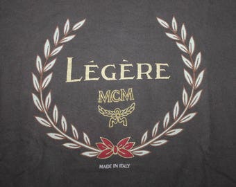 Vintage MCM Legere Sweatshirt Made in Italy Fashion Designer