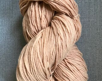 Avocado dyed Handspun Rambouillet