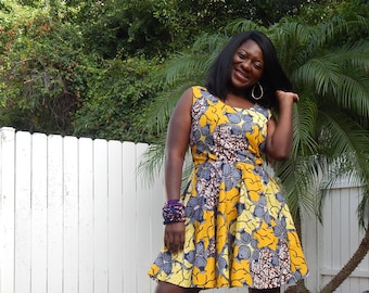 Plus size African Clothing, African Print Dress, African Clothing for Women, plus size wedding, cocktail