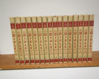1968 The Living Bible Encyclopedia Complete 16 volume set A thru Z , In Story and Pictures