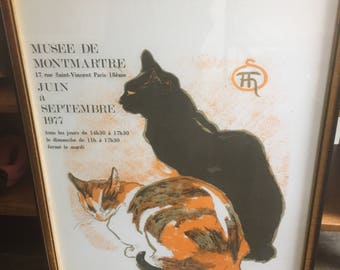 Cats of Montmarte by Steinlen Musee de Montmarte