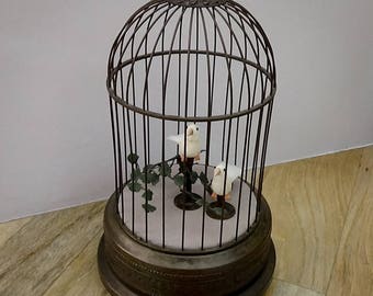 Modernised German Antique Singing Bird Cage