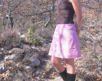 Passionflower in cotton and jersey dress