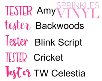 Tester Decal Lipsense Tube Tester Permenant Decal Waterproof
