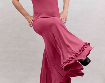 Albai Flamenco Dress, Raspberry