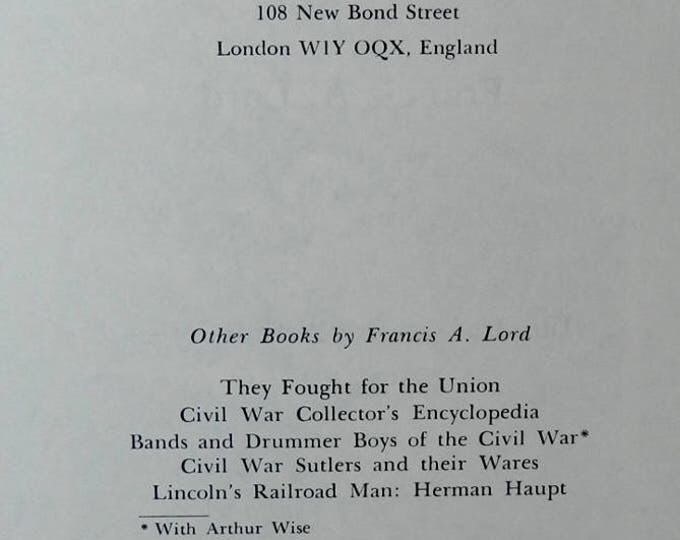Uniforms of the Civil War by Lord, Francis A. - 1970