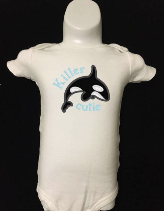 Orca onesie Killer whale onesie Orca baby shirt Killer