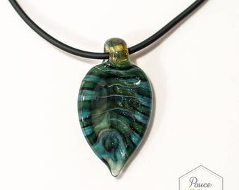 Bijou Feuille en verre borosilicate