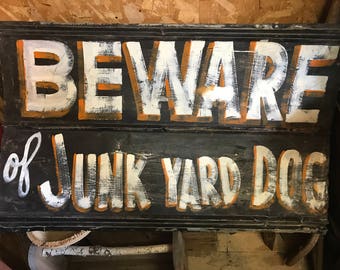 Junk yard dog | Etsy