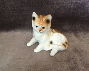 Vintage Bone china Japan kitty cat figurine