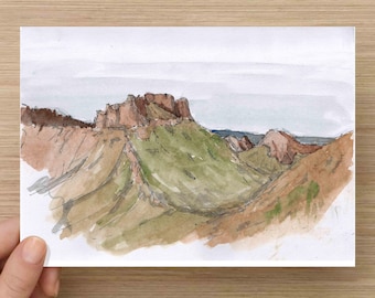 Casa Grande Butte In Big Bend National Park Casa Grande Butte In Big Bend National Park
