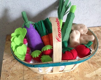 Small vegetable basket for tea party