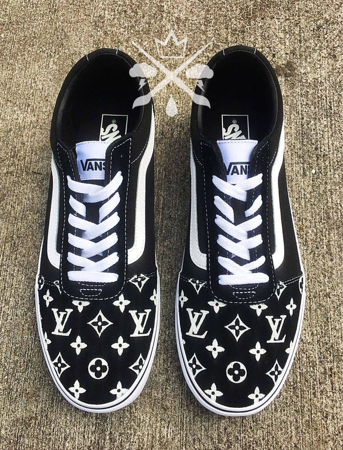 Trybu on X: Vans Old Skool Louis Vuitton X Supreme custom https