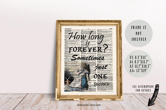 how-long-is-forever-alice-in-wonderland-quote-alice-nursery