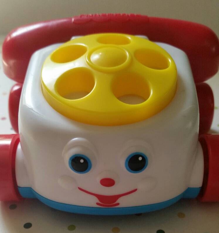 FISHER PRICE Miniature Telephone on Wheels McDonalds 1996