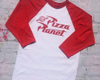 Disney Toy Story Inspired Pizza Planet Raglan/Baseball Tee**Available for Baby/Toddler/Kids/Adults**GENDER NEUTRAL