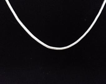Chaîne MAILLE ronde 20 pouces " 3 mm largeur Argent Sterling 925 **FREE SHIPPING*Cadeau idéal