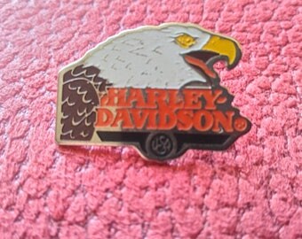 harley davidson 1991 , original pin , official PIN. Eagle, for real collectors.