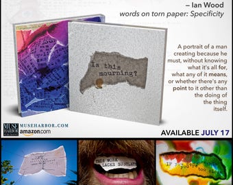 words on torn paper: Specificity, signed