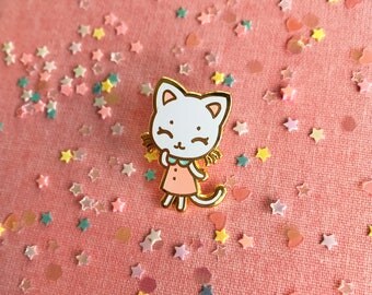 Tiny Kitten Hard Enamel Pin - Standard (A) Grade